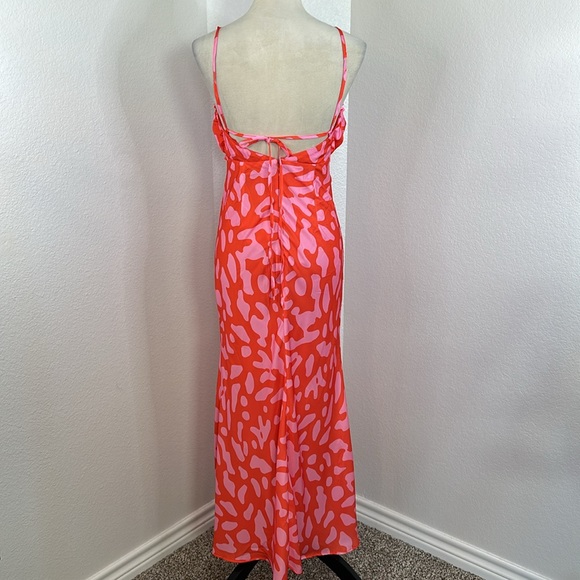 LOST + WANDER SWEET ENVIE PINK & ORANGE MAXI SLIP DRESS NWT SIZE VARIATIONS - Picture 5 of 13